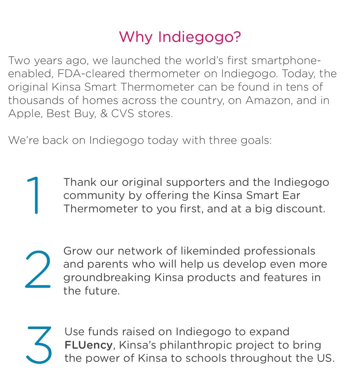 Kinsa Smart Ear Thermometer Indiegogo