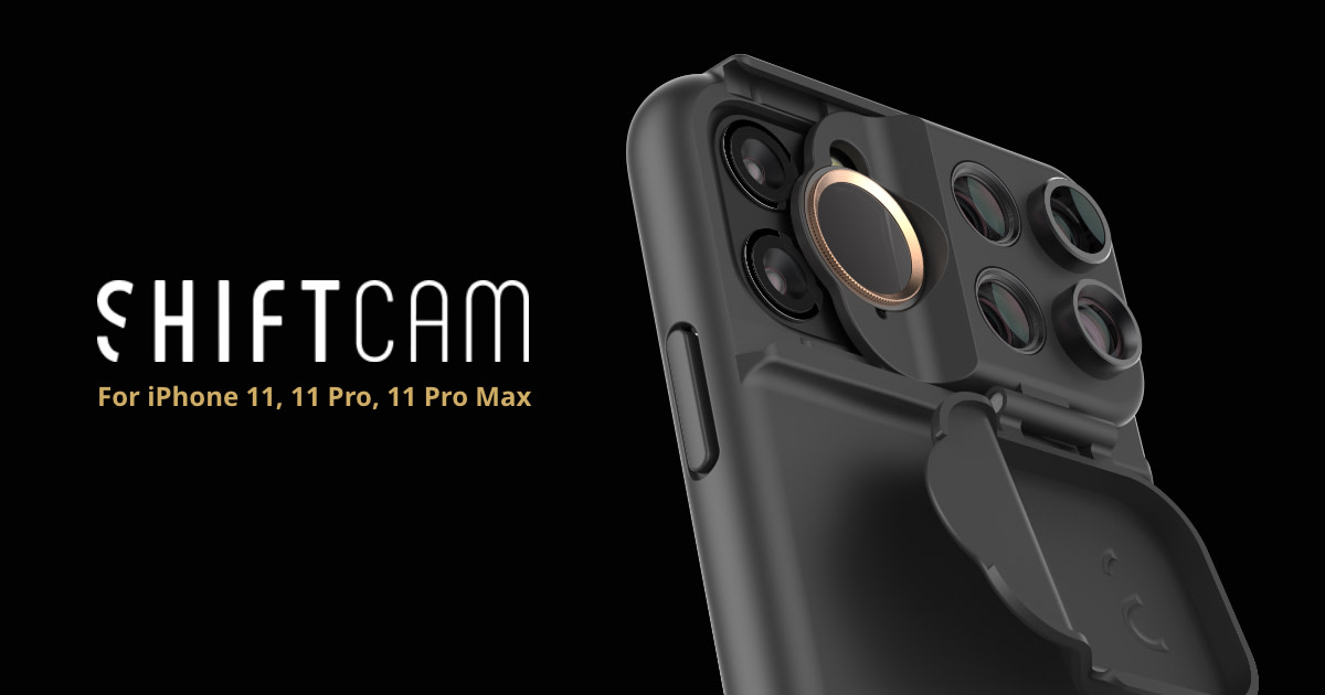 3眼カメラのiphone 11 Pro Pro Maxにも対応したスライド式拡張レンズ搭載のiphoneケース Shiftcam Multi Lens Case Kura Base