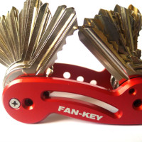 FAN-KEY - No More Messy Key-Chain - Best Keys Organizer - Smartphone ...