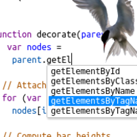 Tern: intelligent JavaScript editing