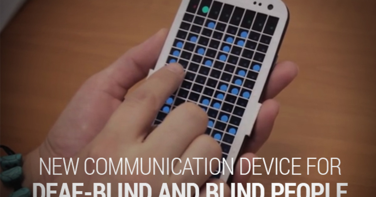 Real DeafBlind Communicator Indiegogo