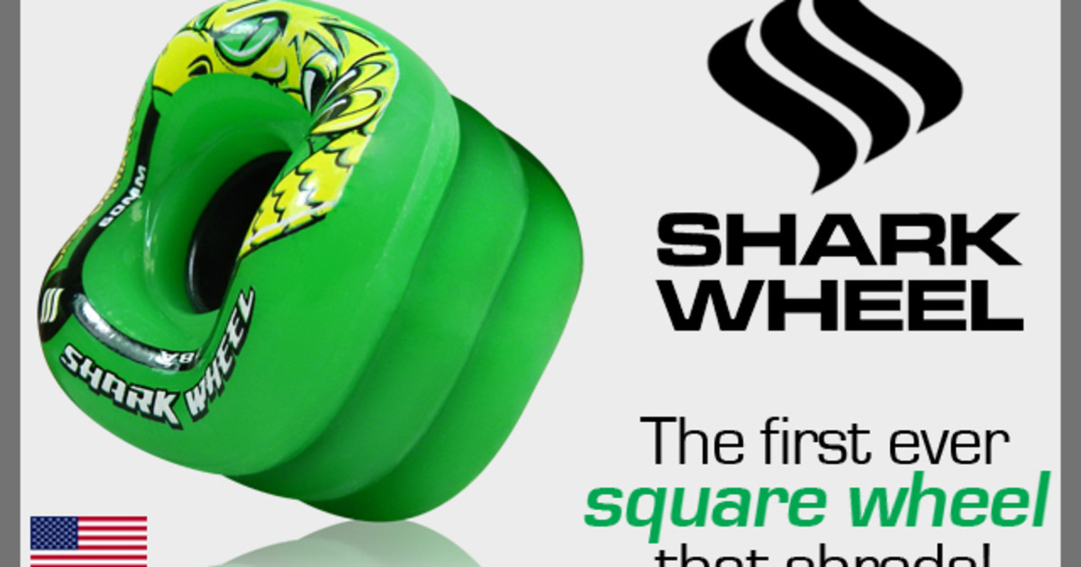 Shark Wheel The SQUARE Skateboard Wheel! Indiegogo