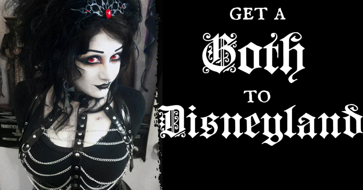 Get a Goth to Bats Day at Disneyland! Indiegogo