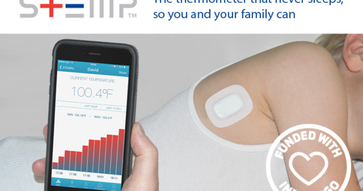STEMP Smart Temperature Patch Indiegogo