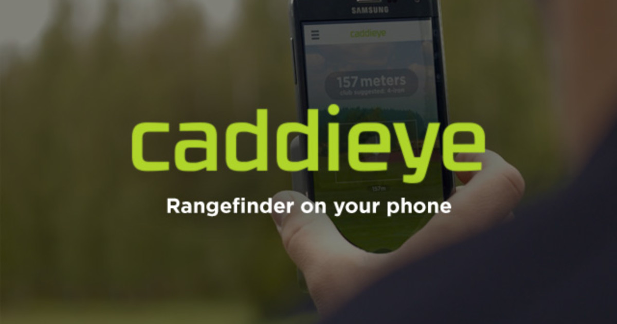 Caddieye Rangefinder on your phone Indiegogo
