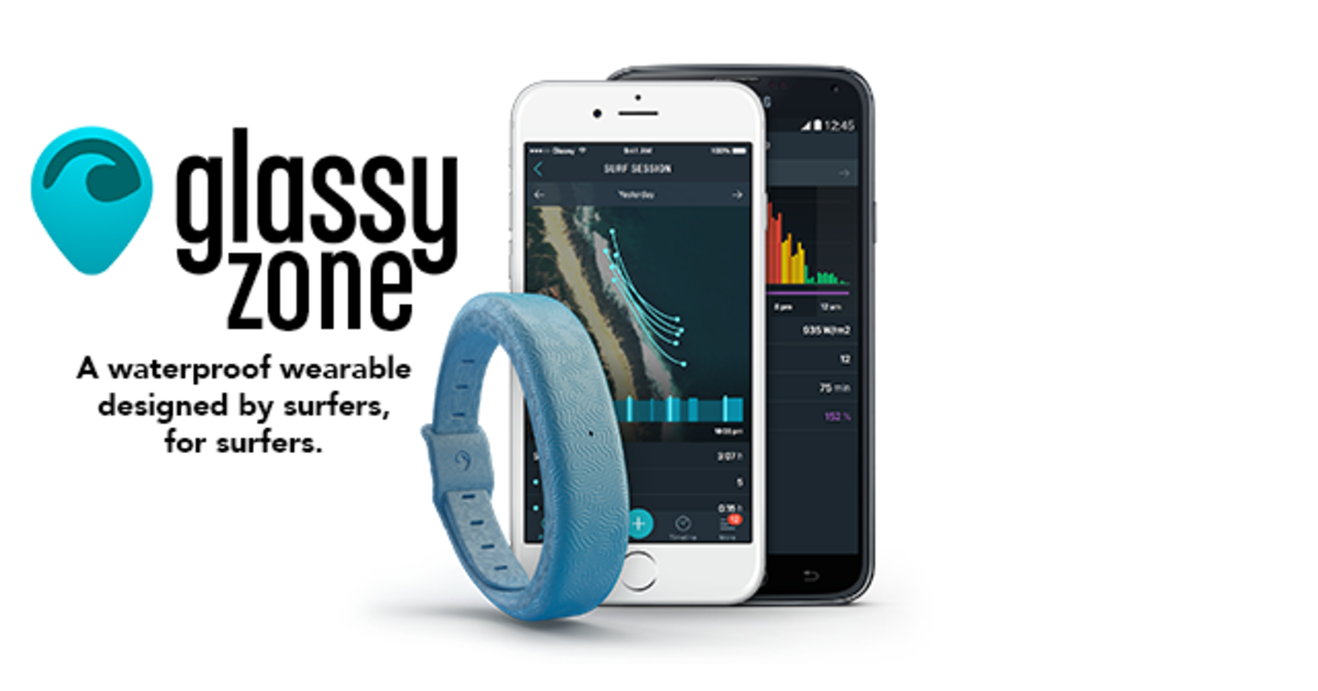Glassy Zone Surfing, Fitness and Wave Tracker Indiegogo