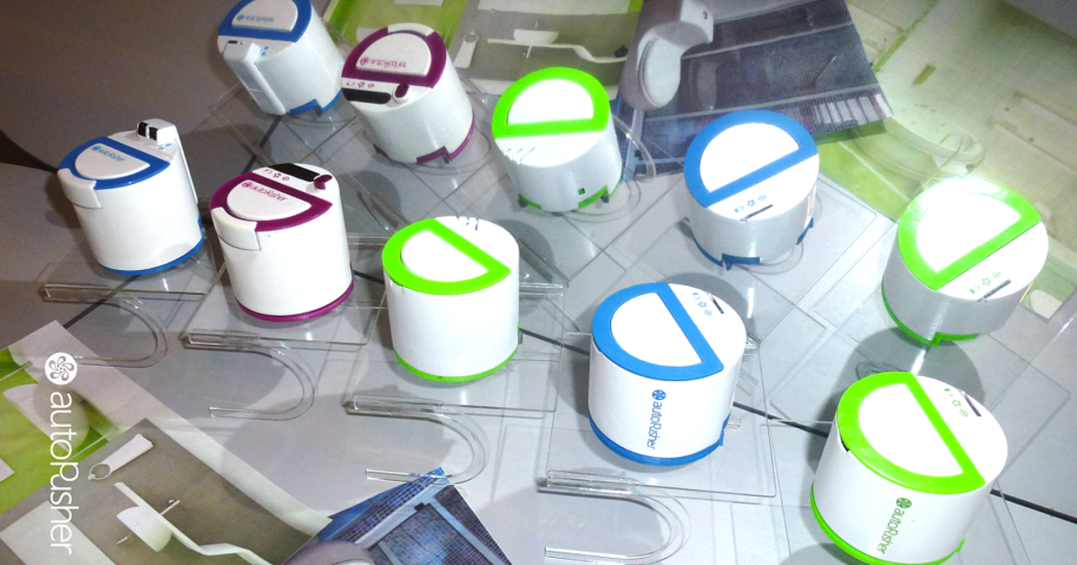 autoPusher automatic flushing water device Indiegogo