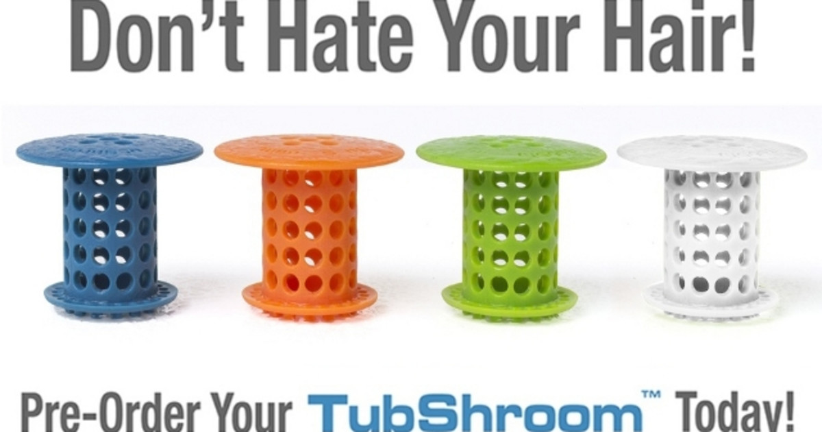 TubShroom World's Best Strainer Hair Catcher Indiegogo