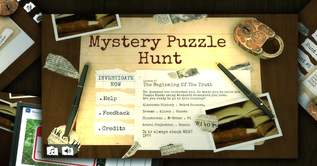 Mystery Puzzle Hunt A Realistic Riddle Game Indiegogo