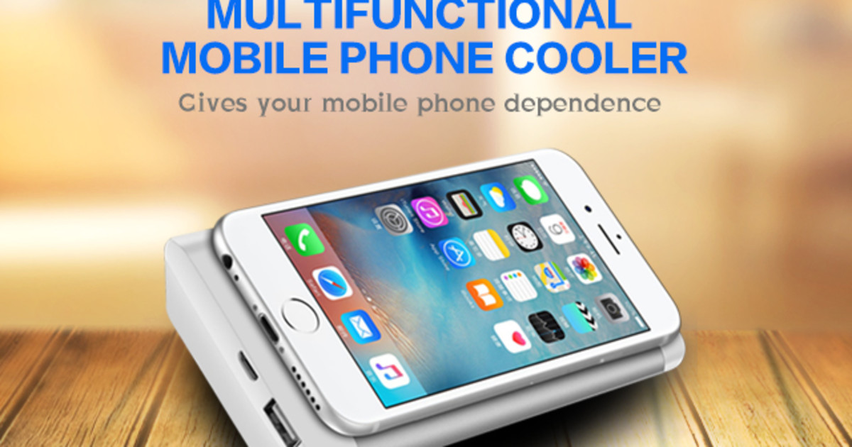 Multifunctional mobile phone cooler Indiegogo