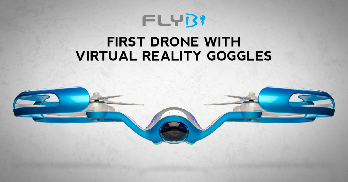 FLYBi First Drone with Virtual Reality Goggles Indiegogo
