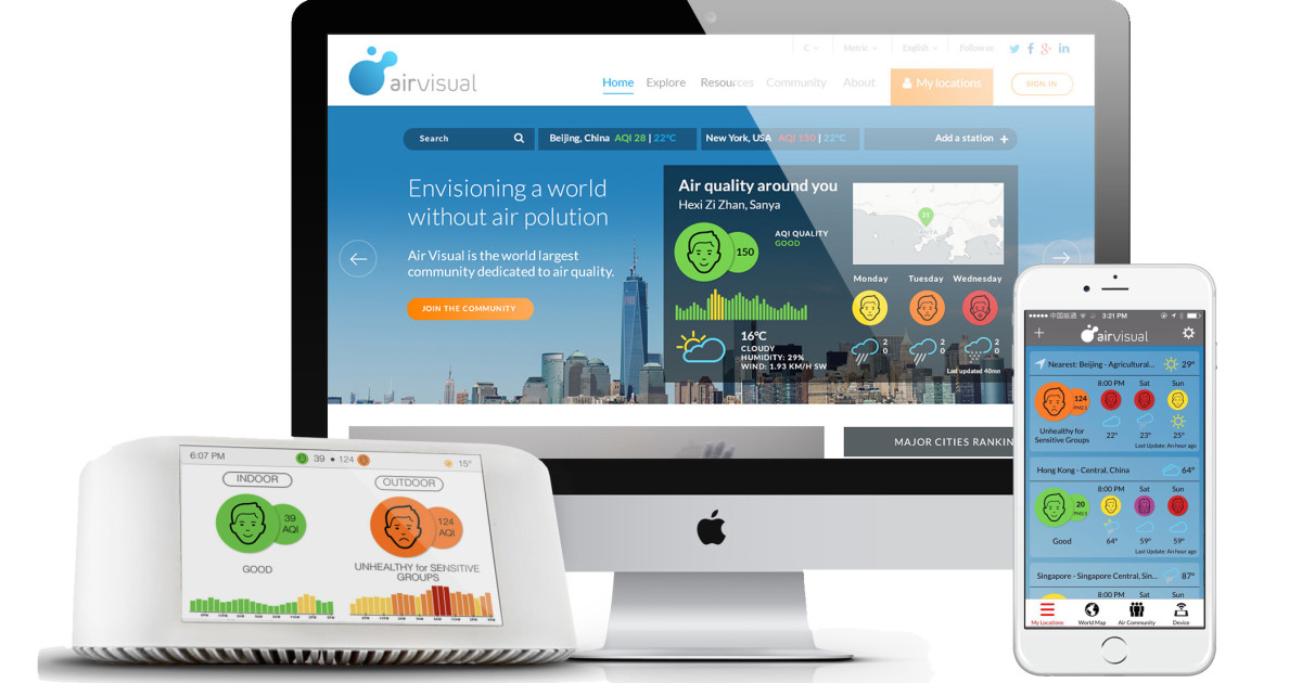 AirVisual Node: The World's Smartest Air Monitor | Indiegogo