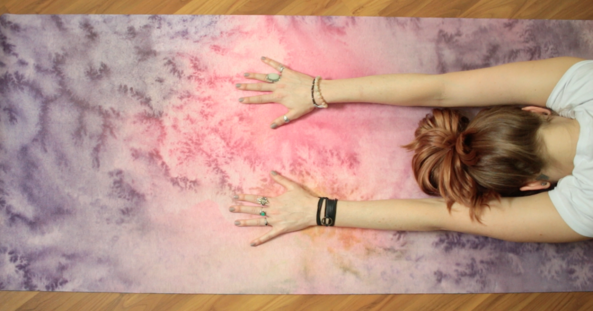 Watercolor yoga mats, by Lucent Hue Yoga Indiegogo