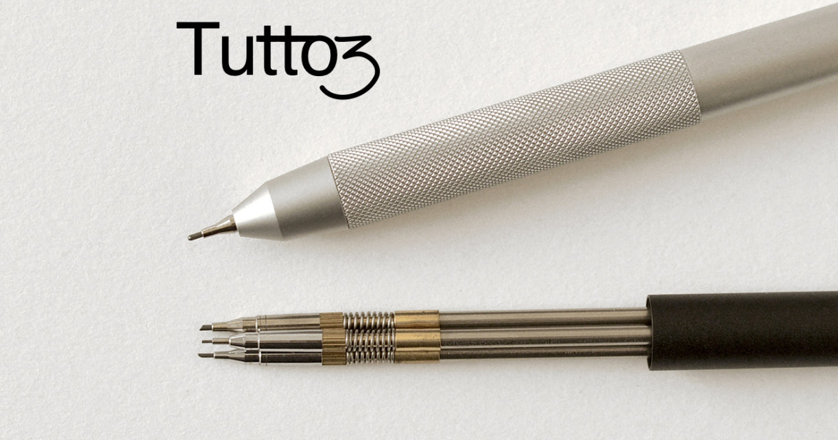 Tutto3 The Best Mechanical Pencil for Artists Indiegogo