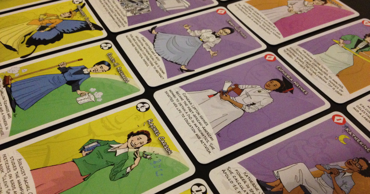 Women in Science Card Game Indiegogo