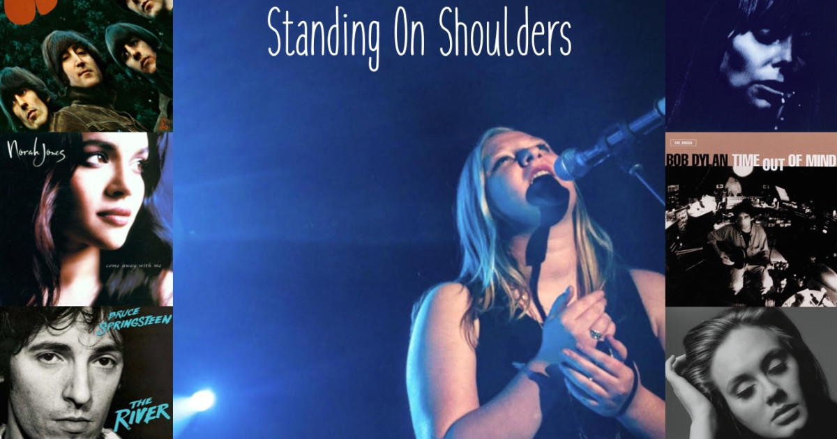 standing on shoulders