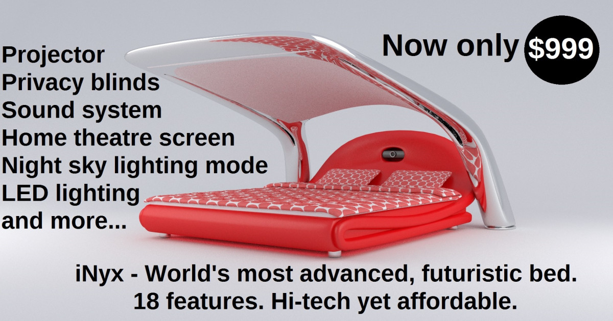 iNyx World's most comfortable and advanced bed Indiegogo
