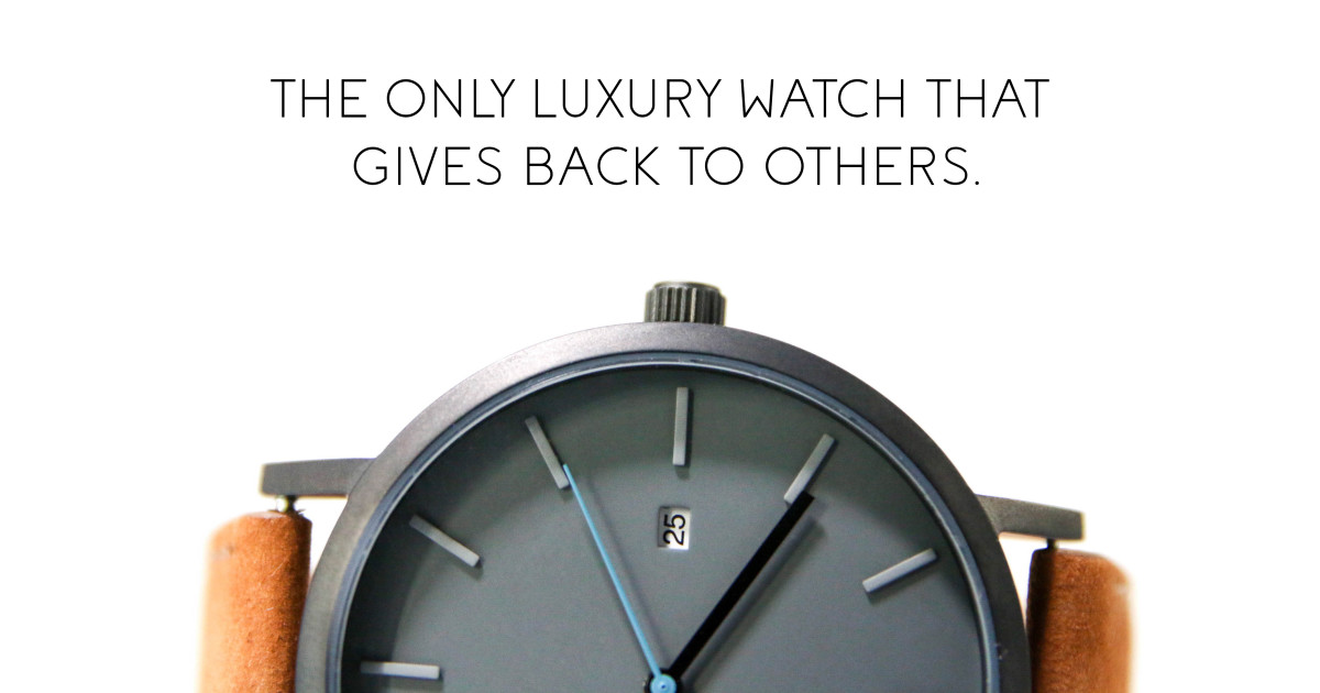GiVE Watch Watch That GiVES Back to Those in Need Indiegogo
