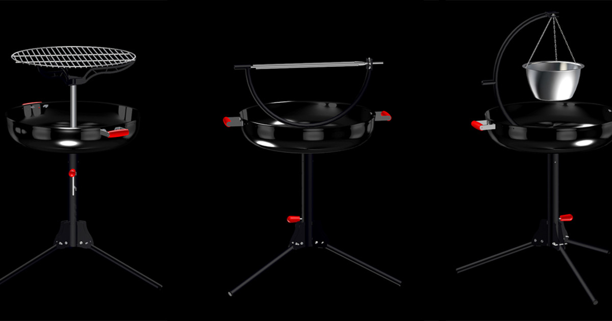 Multifunctional Outdoor Cooking Device BEAR GRILL Indiegogo