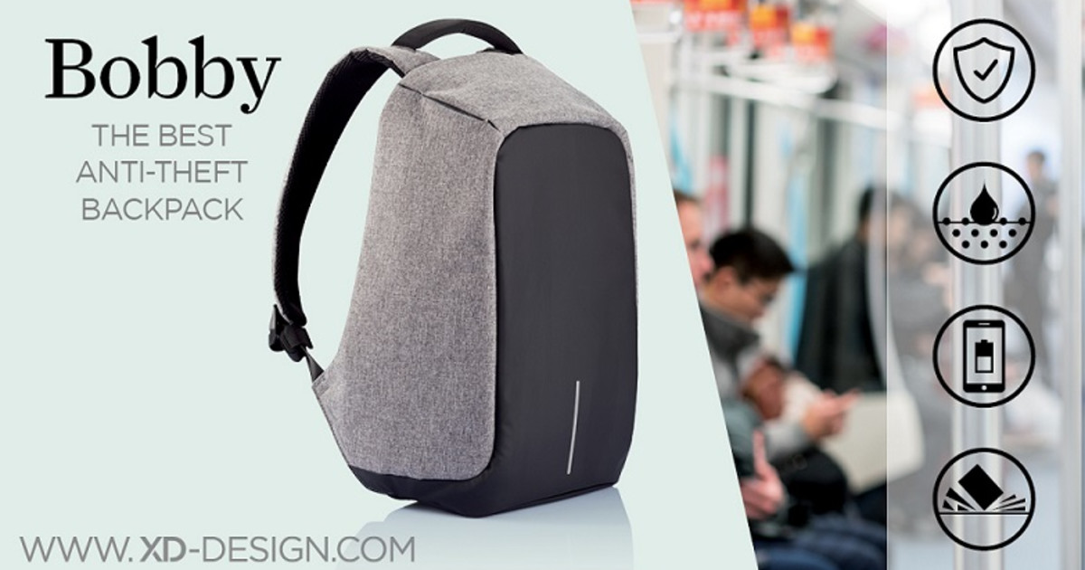 Bobby, the Best Anti Theft backpack by XD Design | Indiegogo