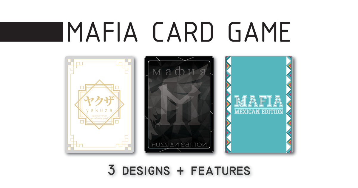 MAFIA CARD GAME Indiegogo