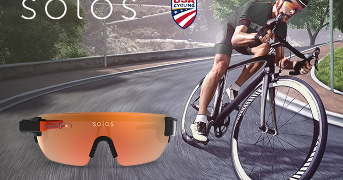 Solos Cycling Glasses with Heads Up MicroDisplay Indiegogo