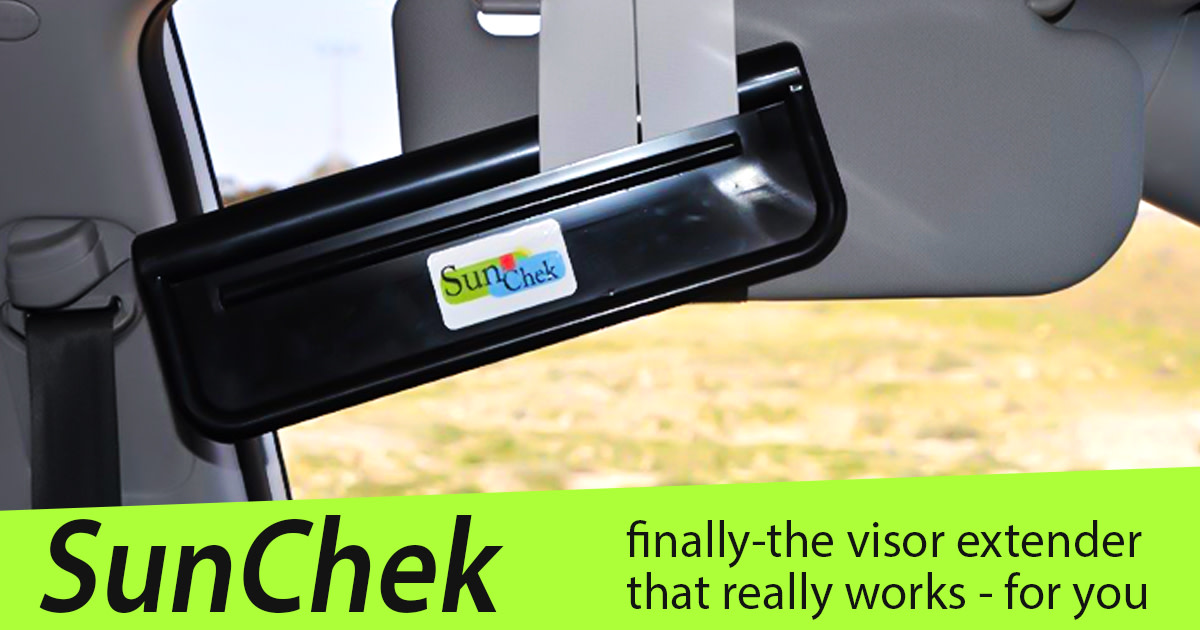 SunChek No more sun in your eyes when driving Indiegogo