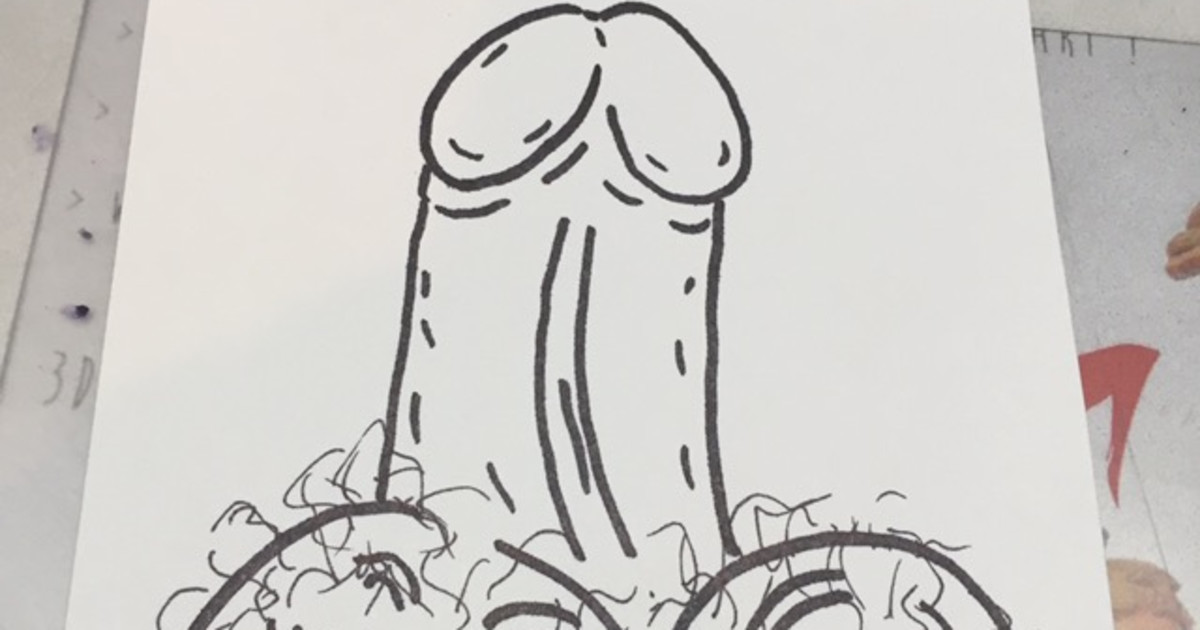 Penis Drawing 14