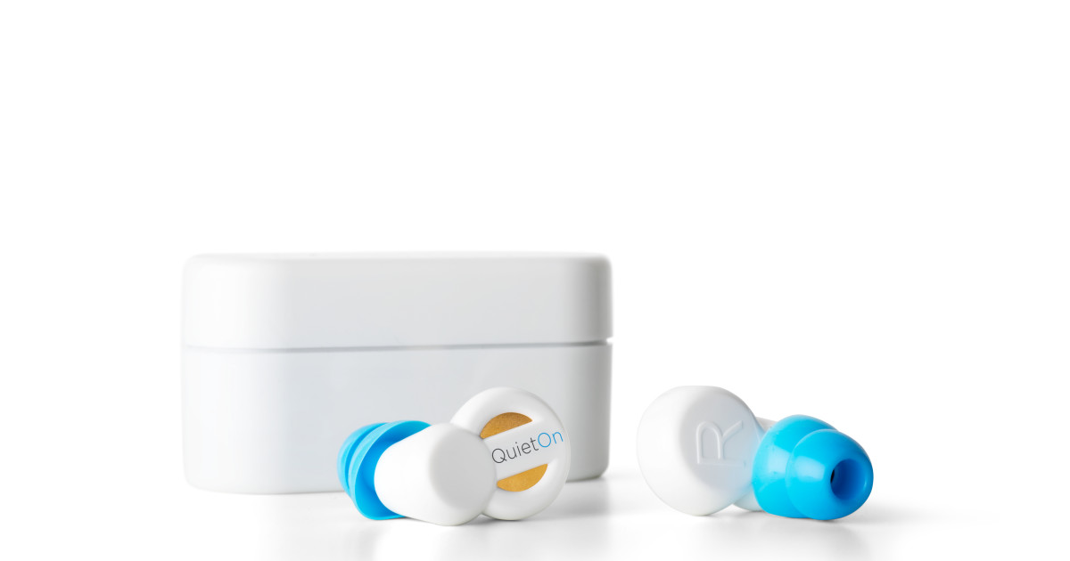 QuietOn Active Noise Cancelling Earplugs Indiegogo