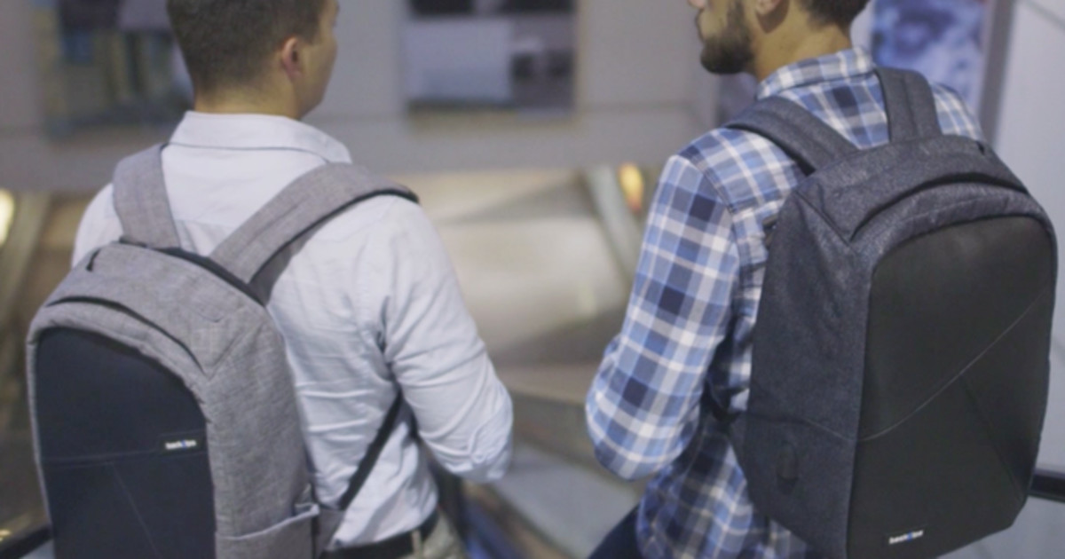 Secure hidden zipper,waterproof & Kevlar Backpack Indiegogo