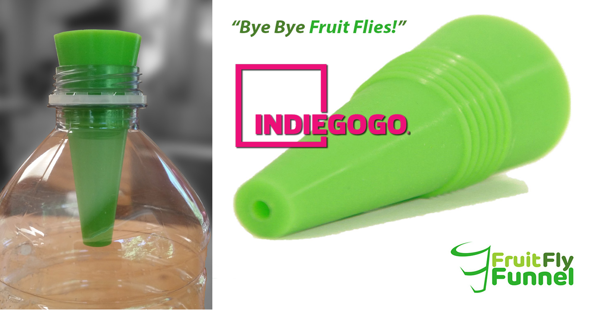 Fruit Fly Funnel Reusable Trap for Fruit Flies Indiegogo