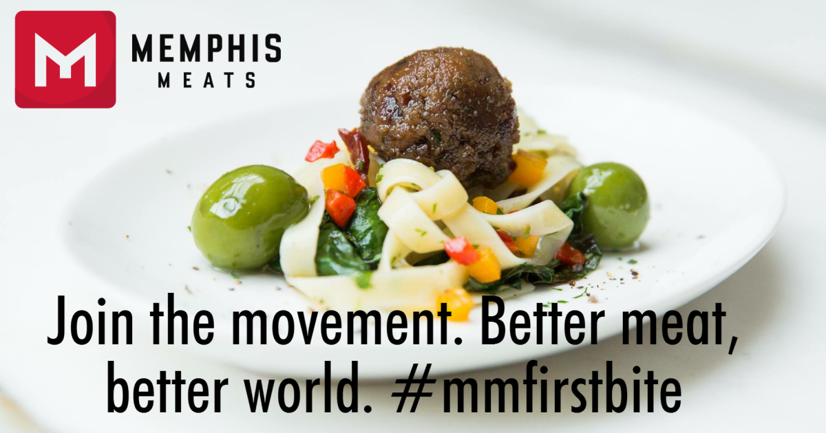 Memphis Meats meat without slaughter Indiegogo