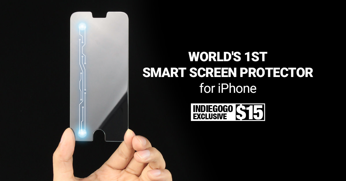 HALO BACK World's 1st Smart Screen Protector Indiegogo