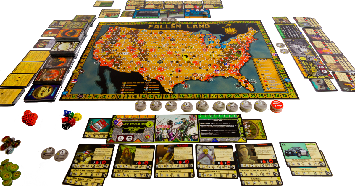 Fallen Land: A Post-Apocalyptic Board Game | Indiegogo