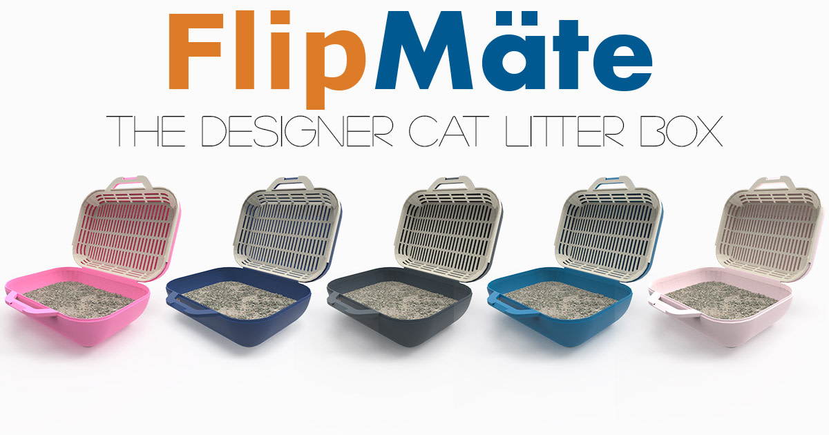 FlipMate The Designer Cat Litter Box Indiegogo