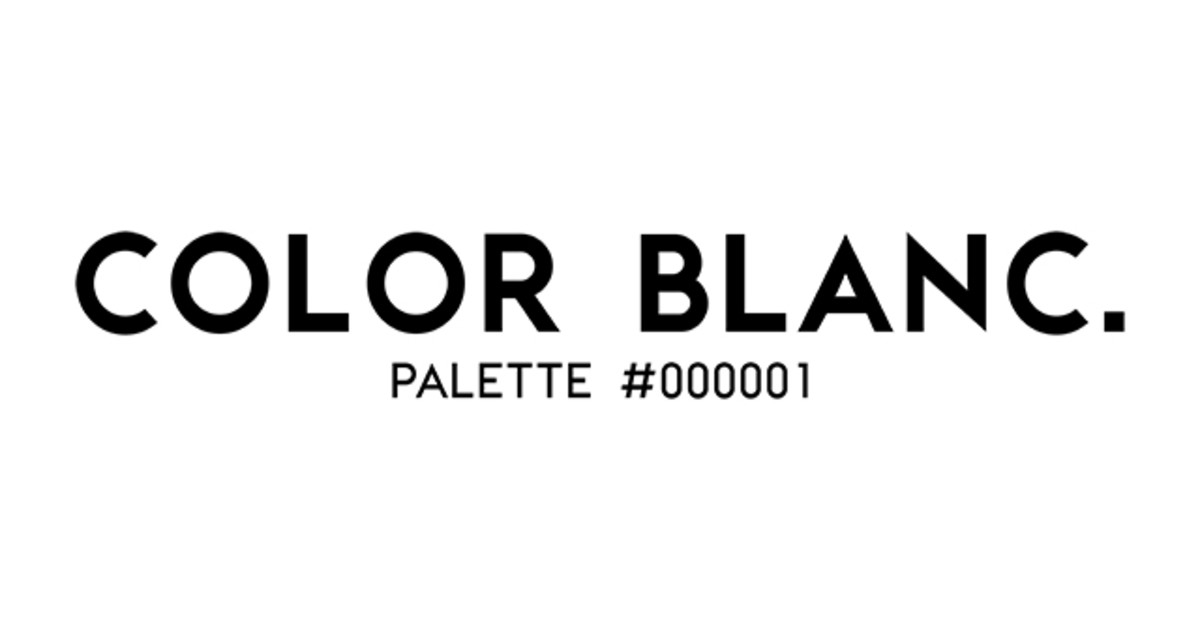 Color Blanc: The First Palette | Indiegogo