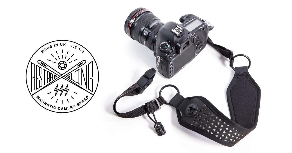 Sling camera strap and lens cap holder. Indiegogo