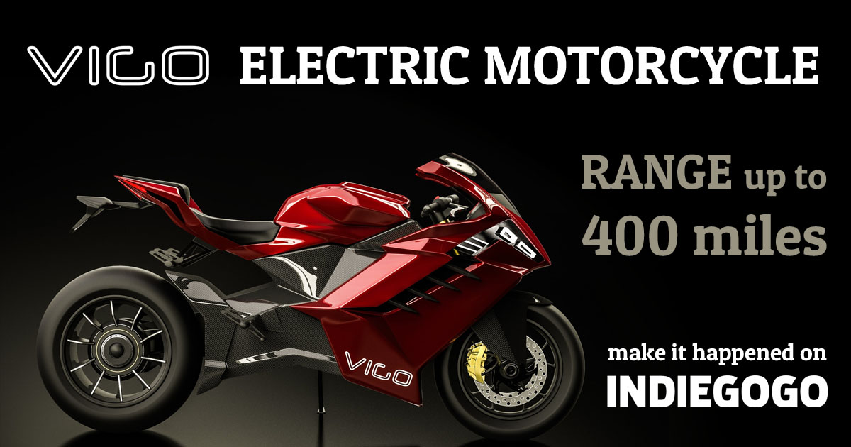 VIGO British Electric Motorcycle of the Future Indiegogo
