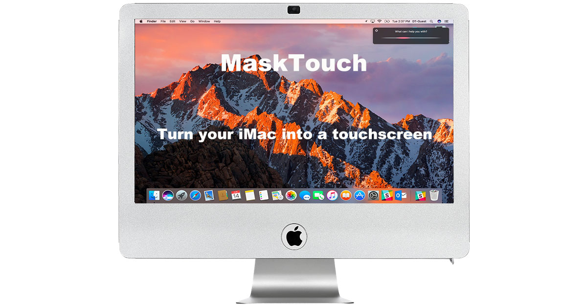 MaskTouch: Turn your iMac into a touchscreen | Indiegogo