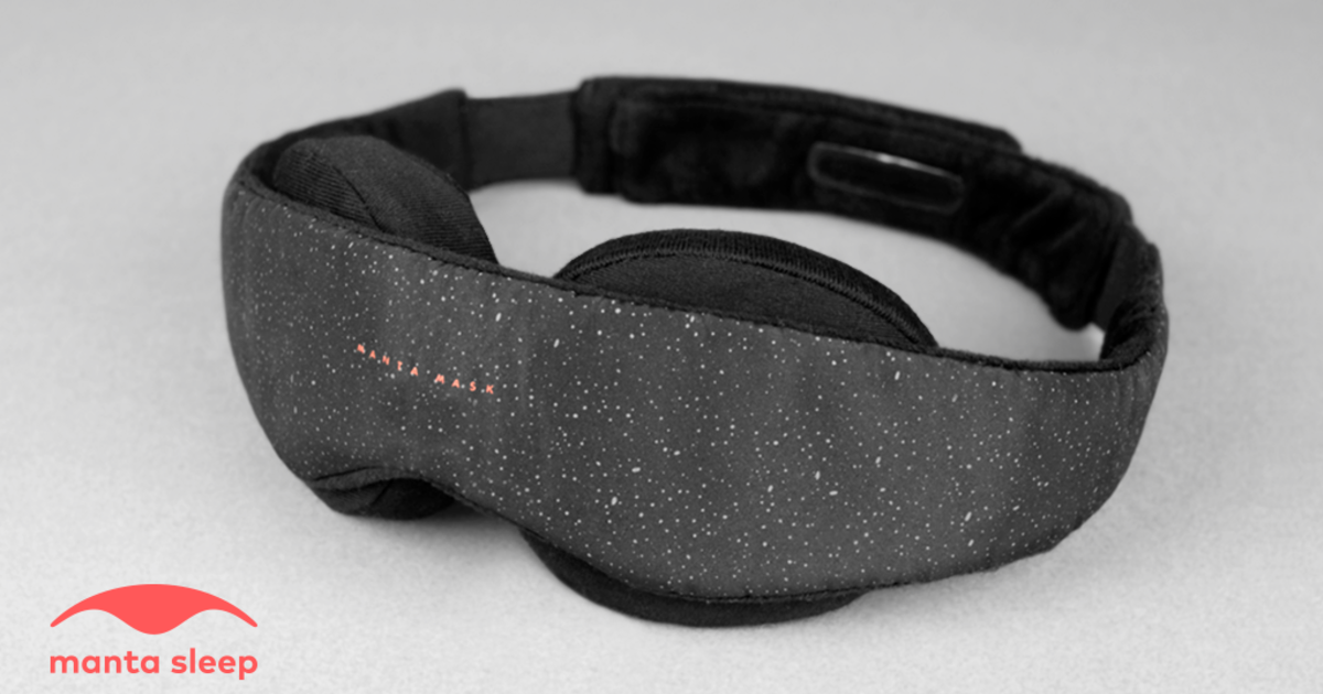 Manta Sleep Mask World’s 1st Modular Eye Mask Indiegogo