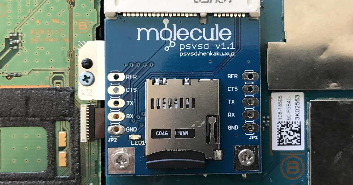 PS Vita 3G to microSD card adapter Indiegogo