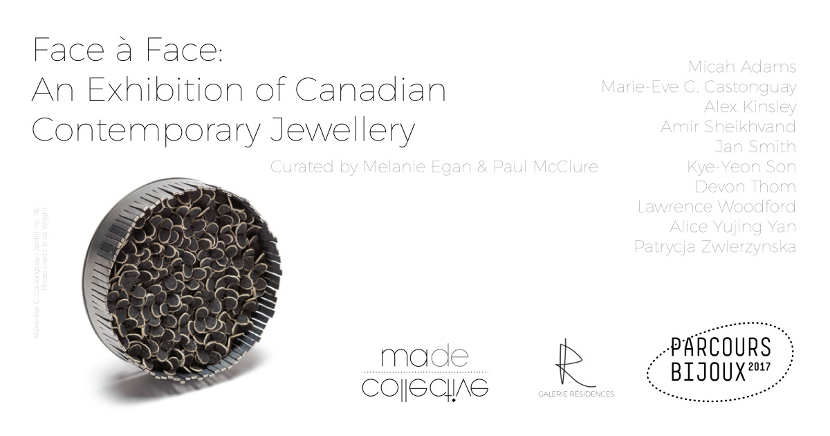 Face à Face Contemporary Jewellery from Canada Indiegogo