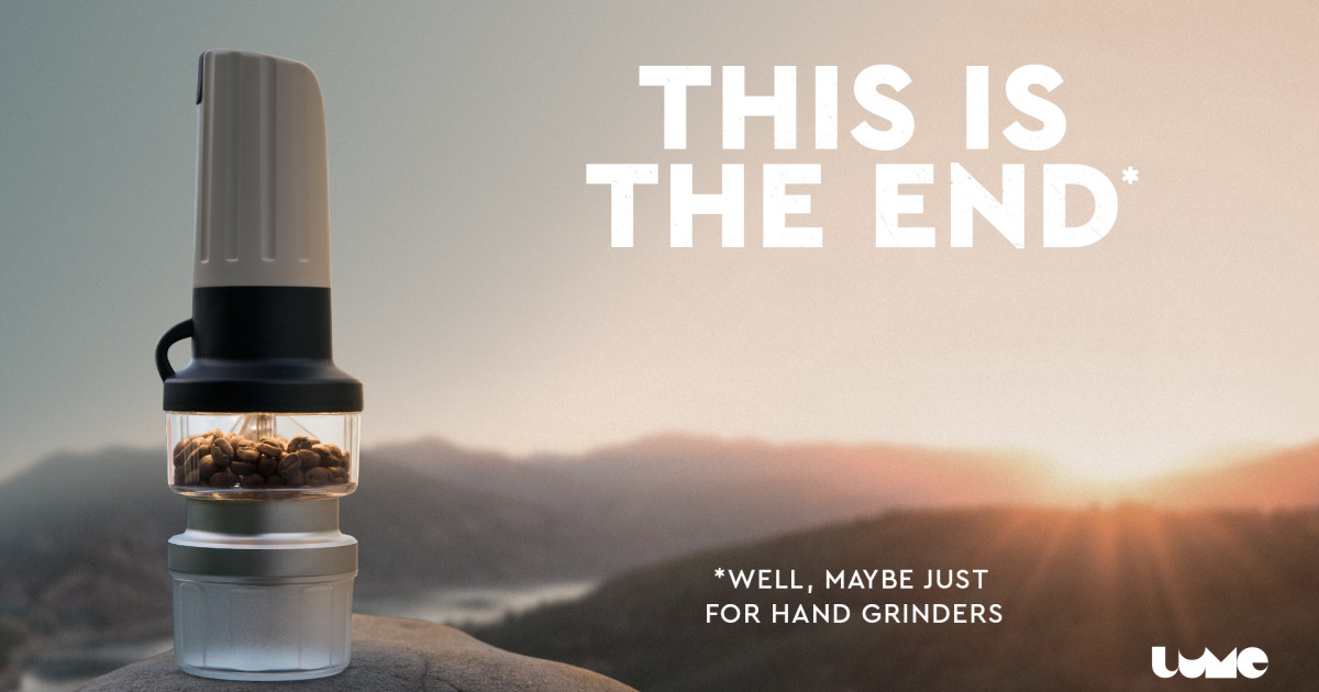 LUME Portable Auto Burr Coffee Grinder & Light Indiegogo