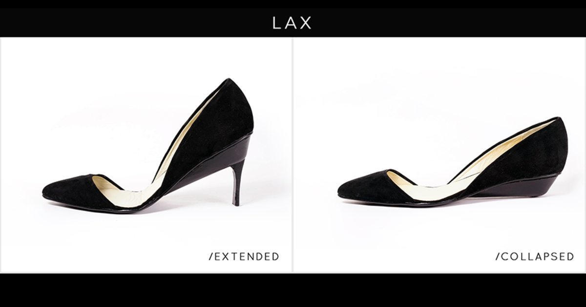 retractable heels patent