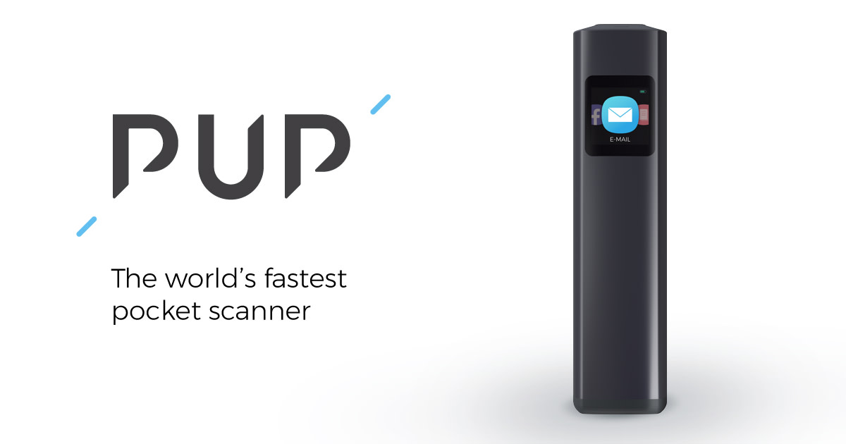 PUP Scan : the world's fastest pocket scanner | Indiegogo