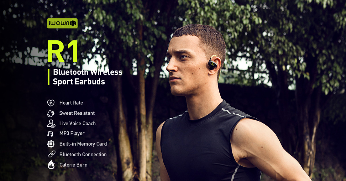 iWOWNfit R1Most Innovative Heart Rate Earbuds Indiegogo