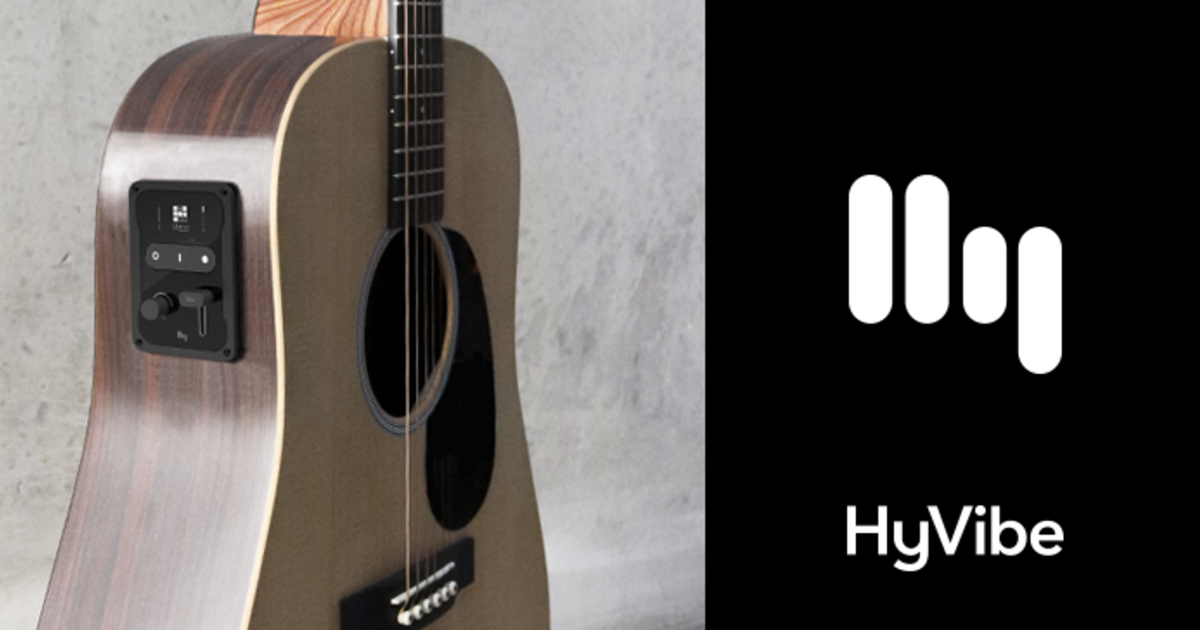 Hyvibe The Worlds First Smart Acoustic Guitar Indiegogo 7640