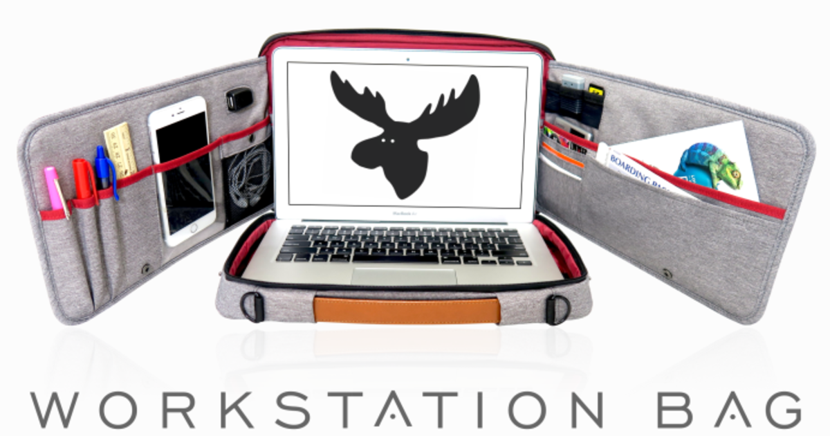 The Moose Designs Workstation Laptop Bag Indiegogo