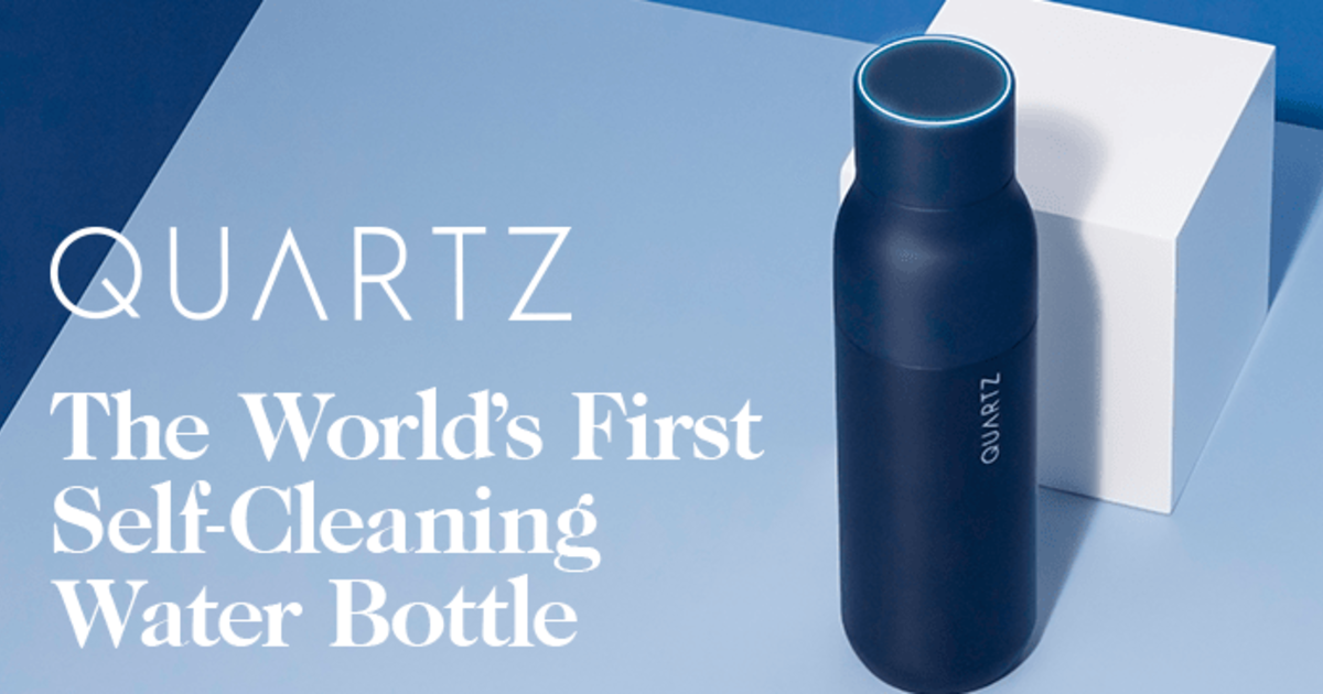QUARTZ Bottle - World's First Self-Cleaning Bottle | Indiegogo