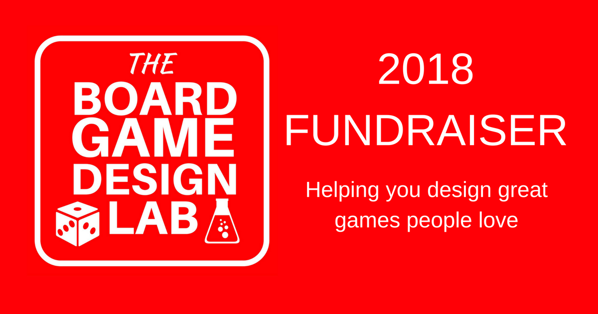 Board Game Design Lab 2018 Indiegogo